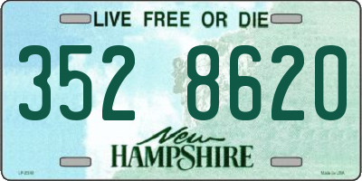 NH license plate 3528620