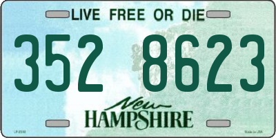 NH license plate 3528623