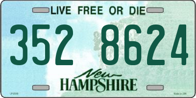 NH license plate 3528624