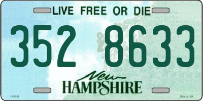 NH license plate 3528633