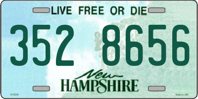 NH license plate 3528656