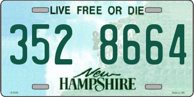 NH license plate 3528664