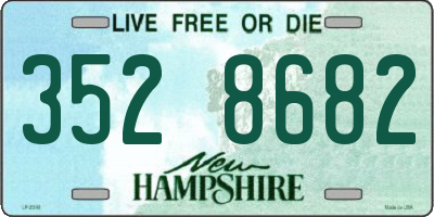 NH license plate 3528682