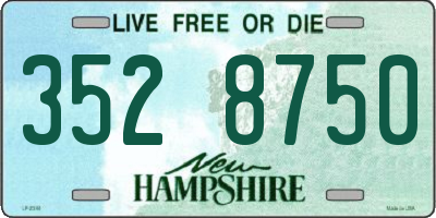 NH license plate 3528750