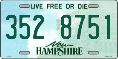 NH license plate 3528751