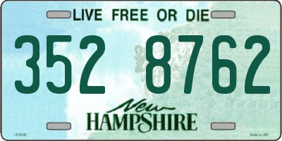 NH license plate 3528762