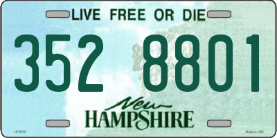 NH license plate 3528801