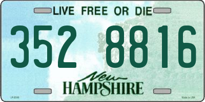 NH license plate 3528816