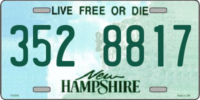 NH license plate 3528817
