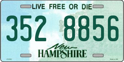 NH license plate 3528856