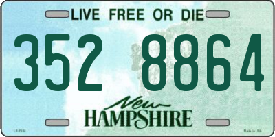 NH license plate 3528864