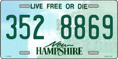 NH license plate 3528869