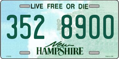 NH license plate 3528900