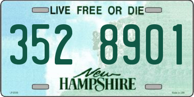 NH license plate 3528901
