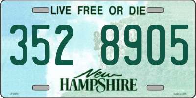NH license plate 3528905