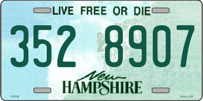 NH license plate 3528907