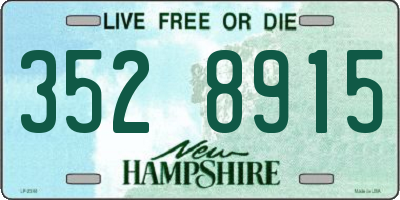 NH license plate 3528915