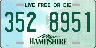 NH license plate 3528951