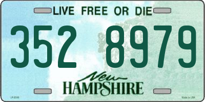 NH license plate 3528979