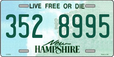 NH license plate 3528995