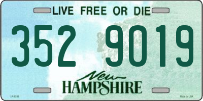 NH license plate 3529019