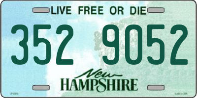 NH license plate 3529052