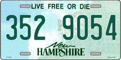 NH license plate 3529054