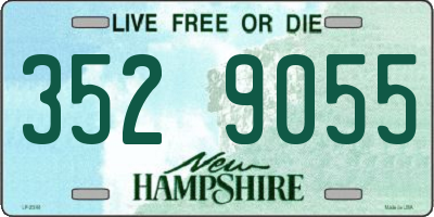 NH license plate 3529055
