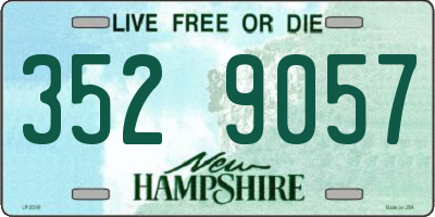 NH license plate 3529057