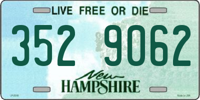 NH license plate 3529062