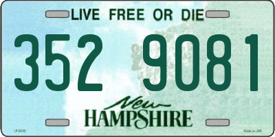 NH license plate 3529081