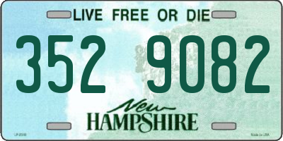 NH license plate 3529082