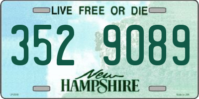 NH license plate 3529089