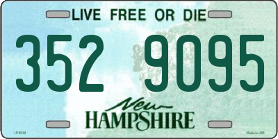 NH license plate 3529095