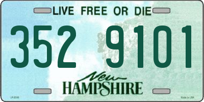 NH license plate 3529101