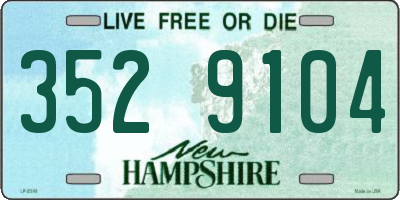 NH license plate 3529104