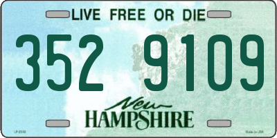NH license plate 3529109