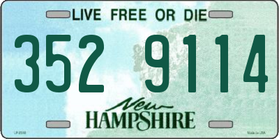 NH license plate 3529114