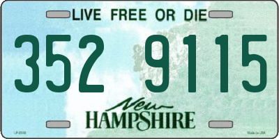 NH license plate 3529115