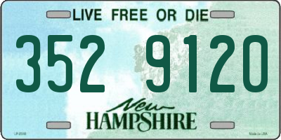 NH license plate 3529120