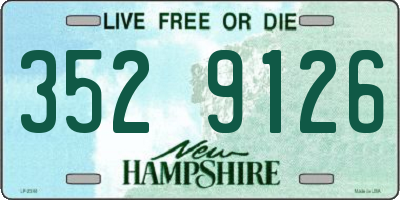 NH license plate 3529126
