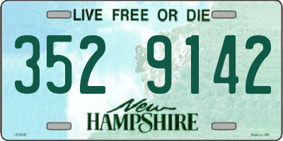 NH license plate 3529142