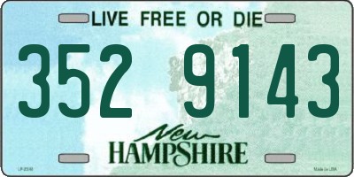 NH license plate 3529143