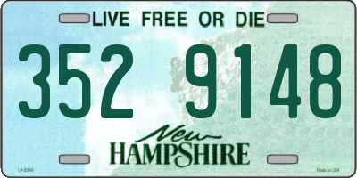NH license plate 3529148