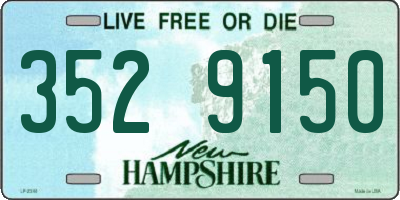 NH license plate 3529150