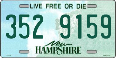 NH license plate 3529159