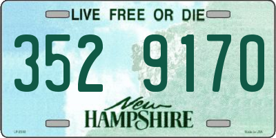 NH license plate 3529170