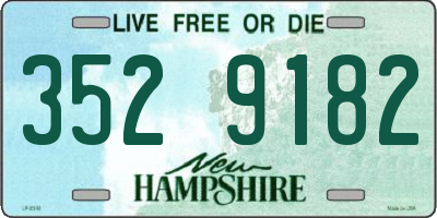 NH license plate 3529182