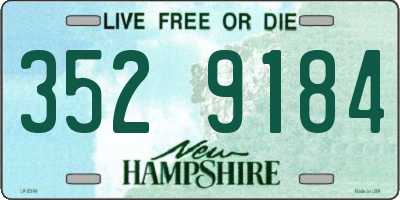 NH license plate 3529184