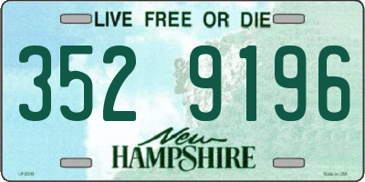 NH license plate 3529196